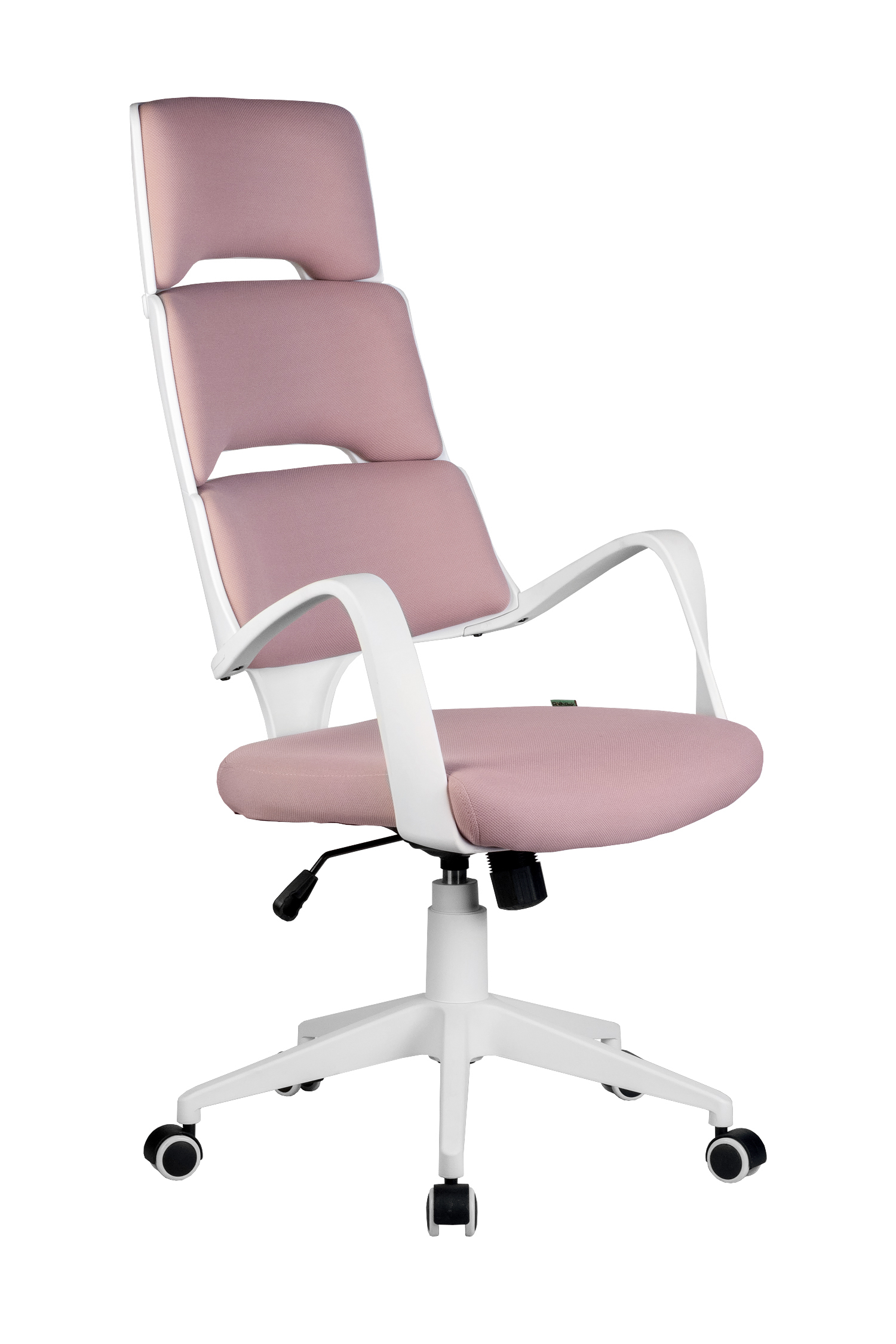 Кресло RCH Sakura белый пластик, розовая ткань  (1)