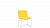 Кресло Сидней с низкой спинкой на полозьях, без подлокотников (жёлтый)